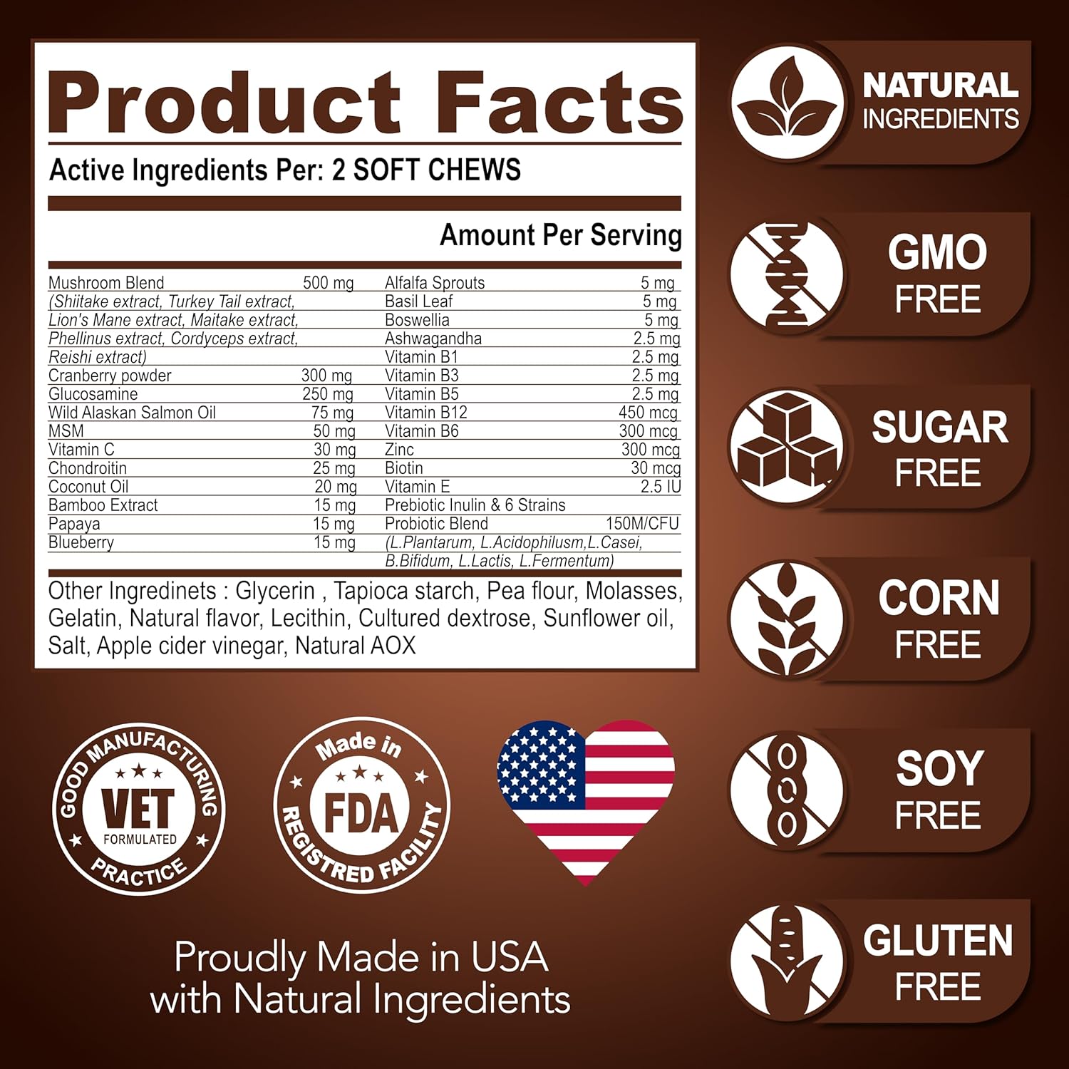 turkey-tail-lions-mane-reishi-mushroom-supplement-for-dogs---170-chews---immunity-joint-health-support---made-in-usa-6
