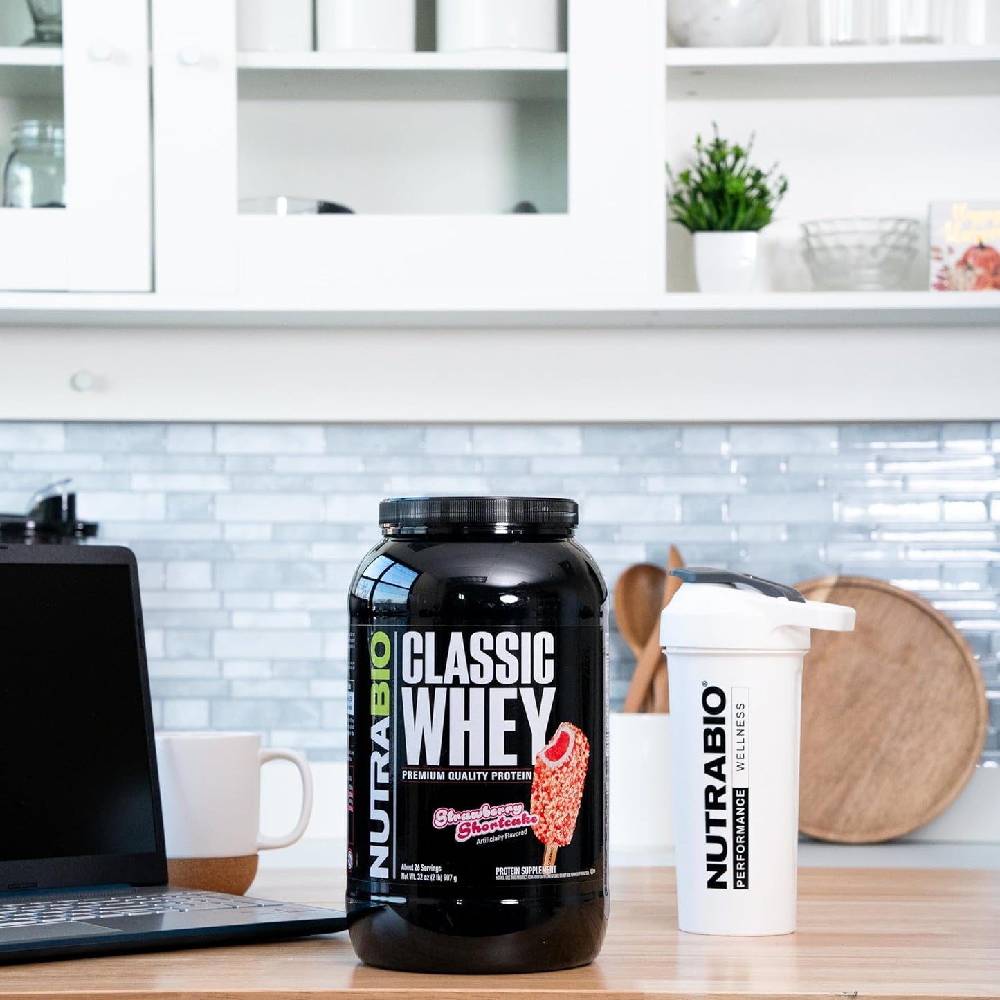 nutrabio-classic-whey-protein-powder-supplement---strawberry-shortcake-flavor---2-pounds---25g-protein-per-serving---no-fillers-or-artificial-colors-2