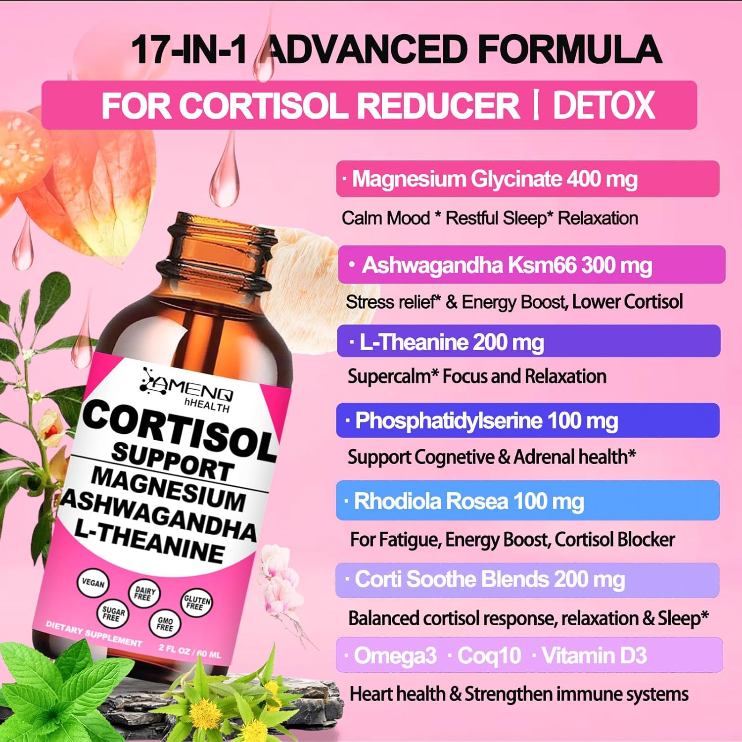 2-pack-amenq-health-liquid-cortisol-supplement-drops---17-in-1-reducer-with-ksm-66-ashwagandha-theanine-rhodiola-rosea-magnesium-phosphatidylserine---hormone-balance-and-stress-relief-for-women-2