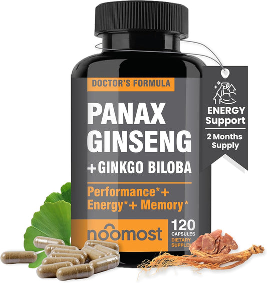 korean-red-panax-ginseng-and-ginkgo-biloba-capsules-for-energy-and-focus---120-vegan-capsules-with-1000mg-ginseng-root-extract-powder-10-ginsenosides-and-60mg-gingko-biloba---men-and-womens-energy-pills-1
