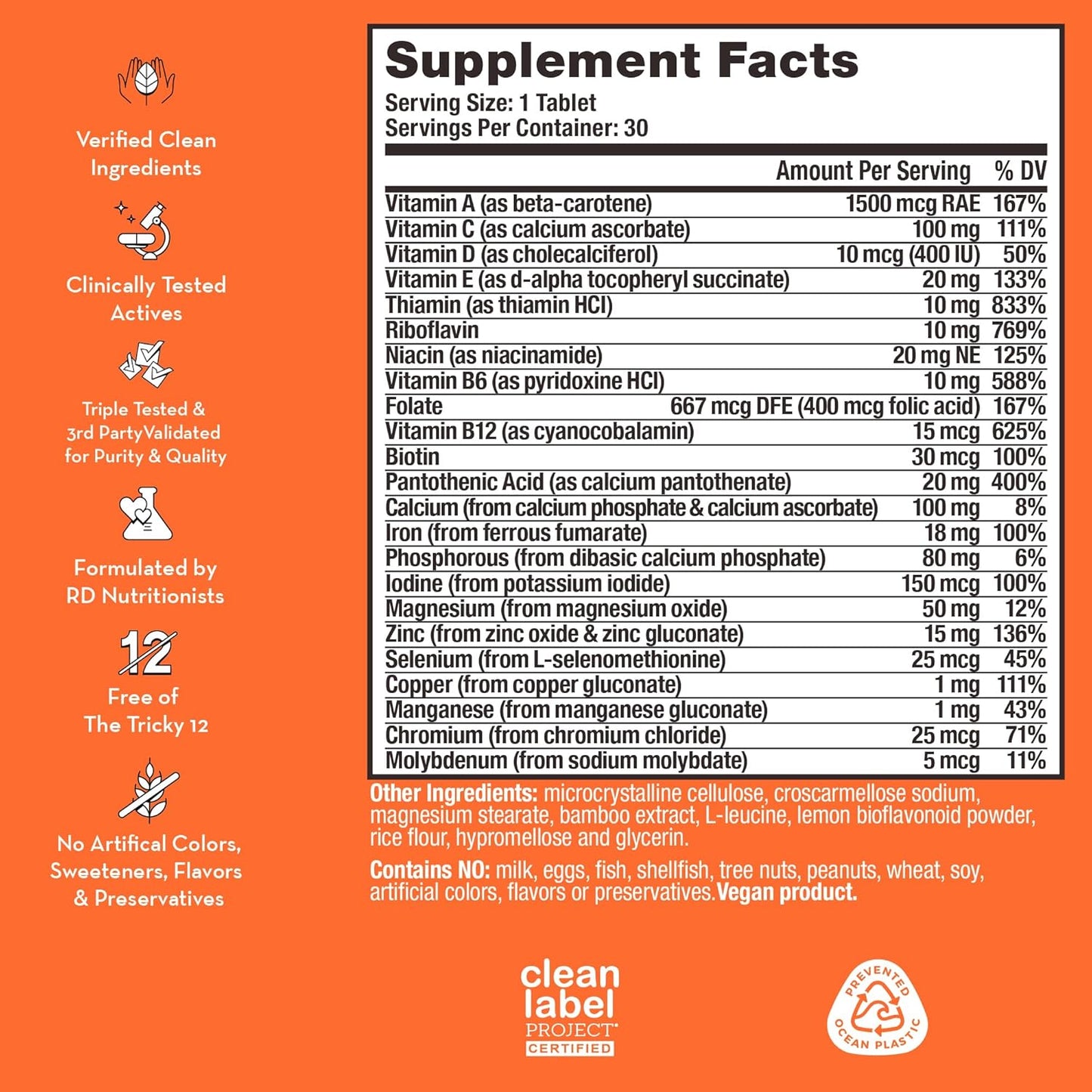 womens-daily-multivitamin-with-b-complex-vitamin-c-iron-and-biotin---supports-pre-menopause-women---non-gmo-gluten-free---30-tablets-2