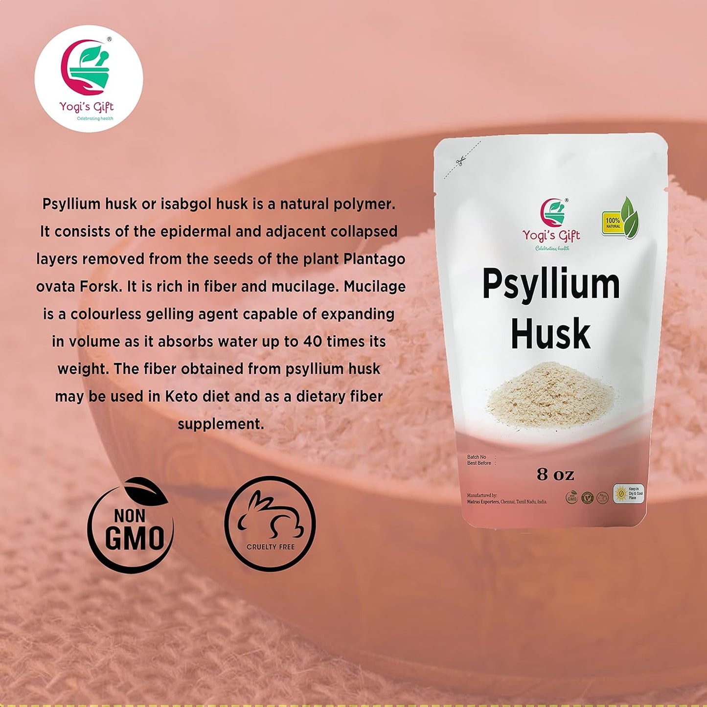 psyllium-husk-whole-8-oz---98-purity-soluble-fiber-supplement---keto-friendly-for-smoothies-cooking-baking---unflavored-fine-ground-100-natural-non-gmo-by-yogis-gift-5