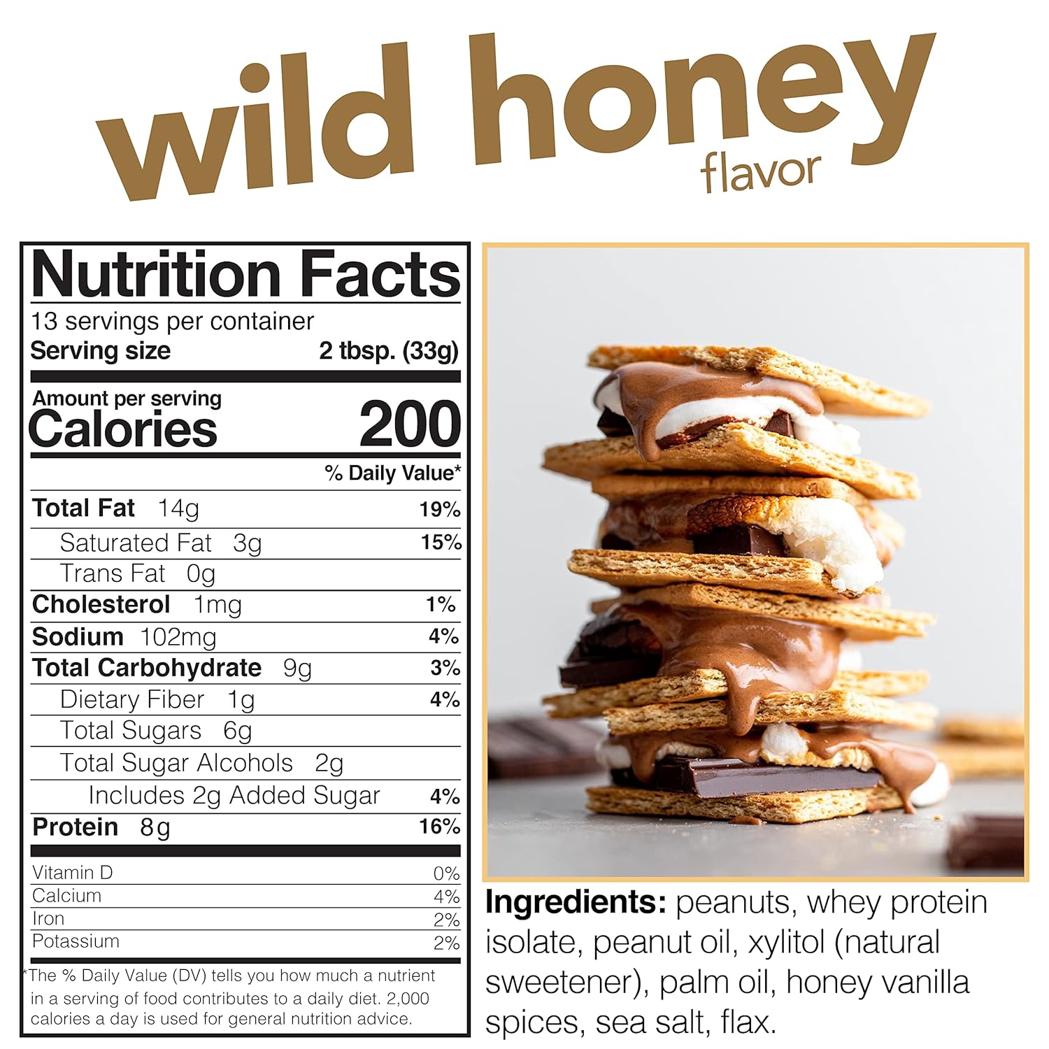 wild-honey-peanut-butter-spread---high-protein-low-carb-gluten-free-nut-butter-snack-15oz-6