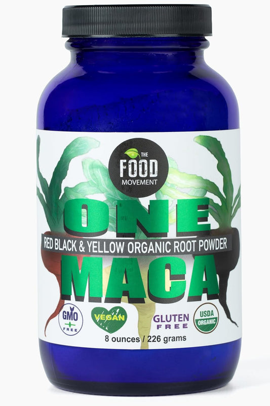 Organic Black, Red, and Yellow Maca Variety Blend - 8oz by The Food Movement Co. - Espot.com.au