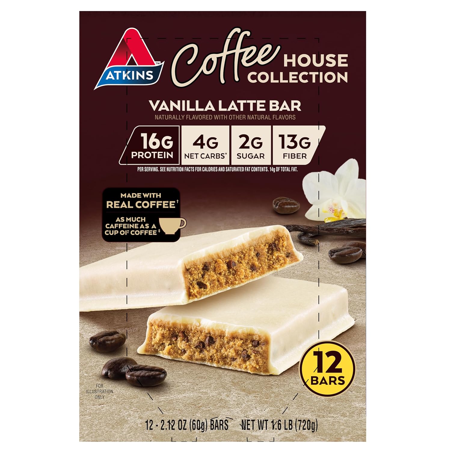 atkins-coffee-house-collection-vanilla-latte-bars---high-protein-low-sugar-low-net-carbs---12-count-pack-with-13g-fiber-1