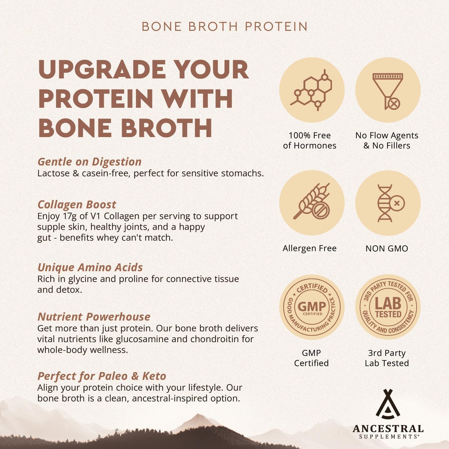grass-fed-protein-powder-with-beef-bone-broth-vanilla-flavor---high-protein-supplement-with-organic-mushrooms-for-gut-health-20g-protein-per-serving---30-day-supply-5