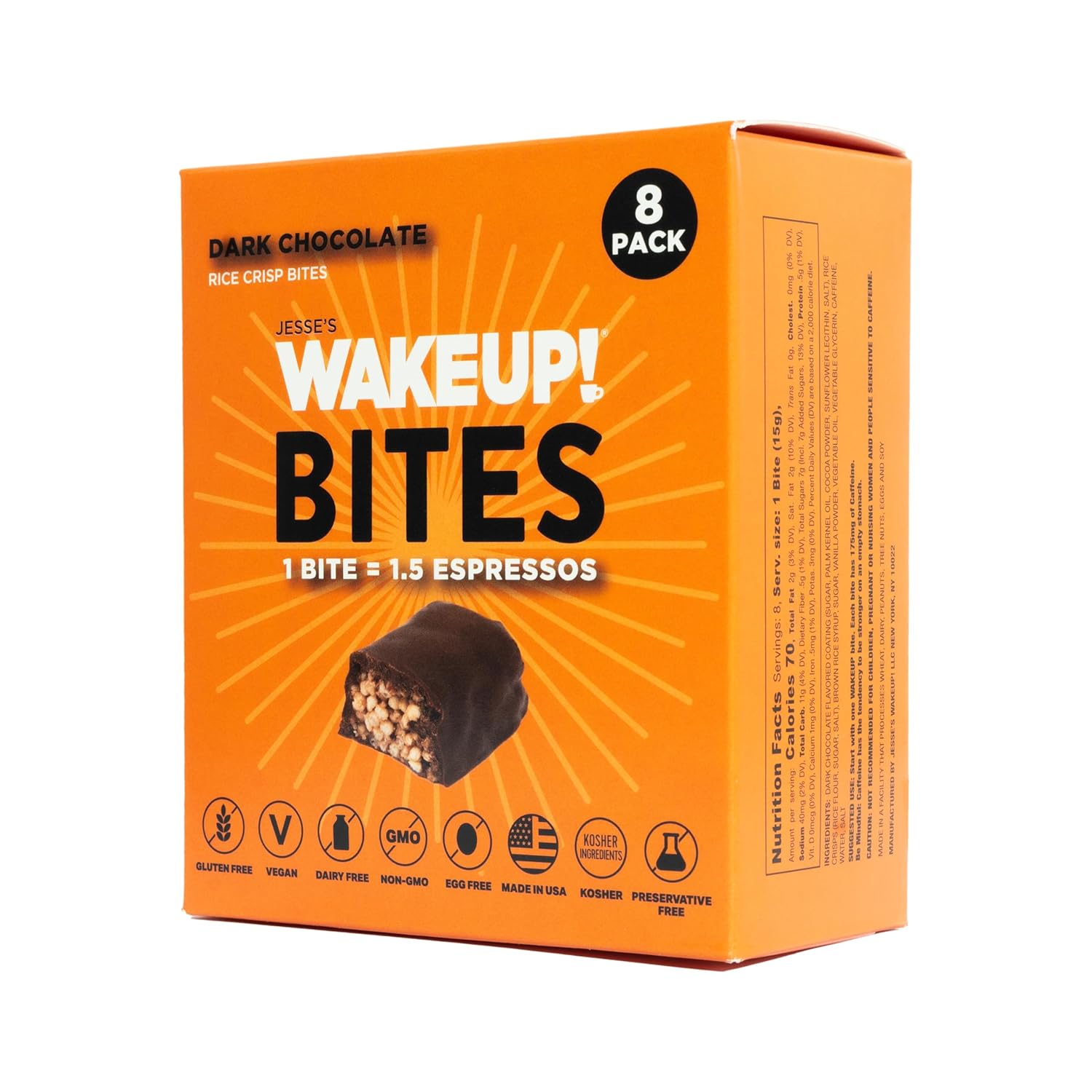 energizing-caffeinated-chocolate-protein-bites---gluten-free-vegan-175mg-caffeine-boosts-focus-and-clarity---kosher---8-pack-8