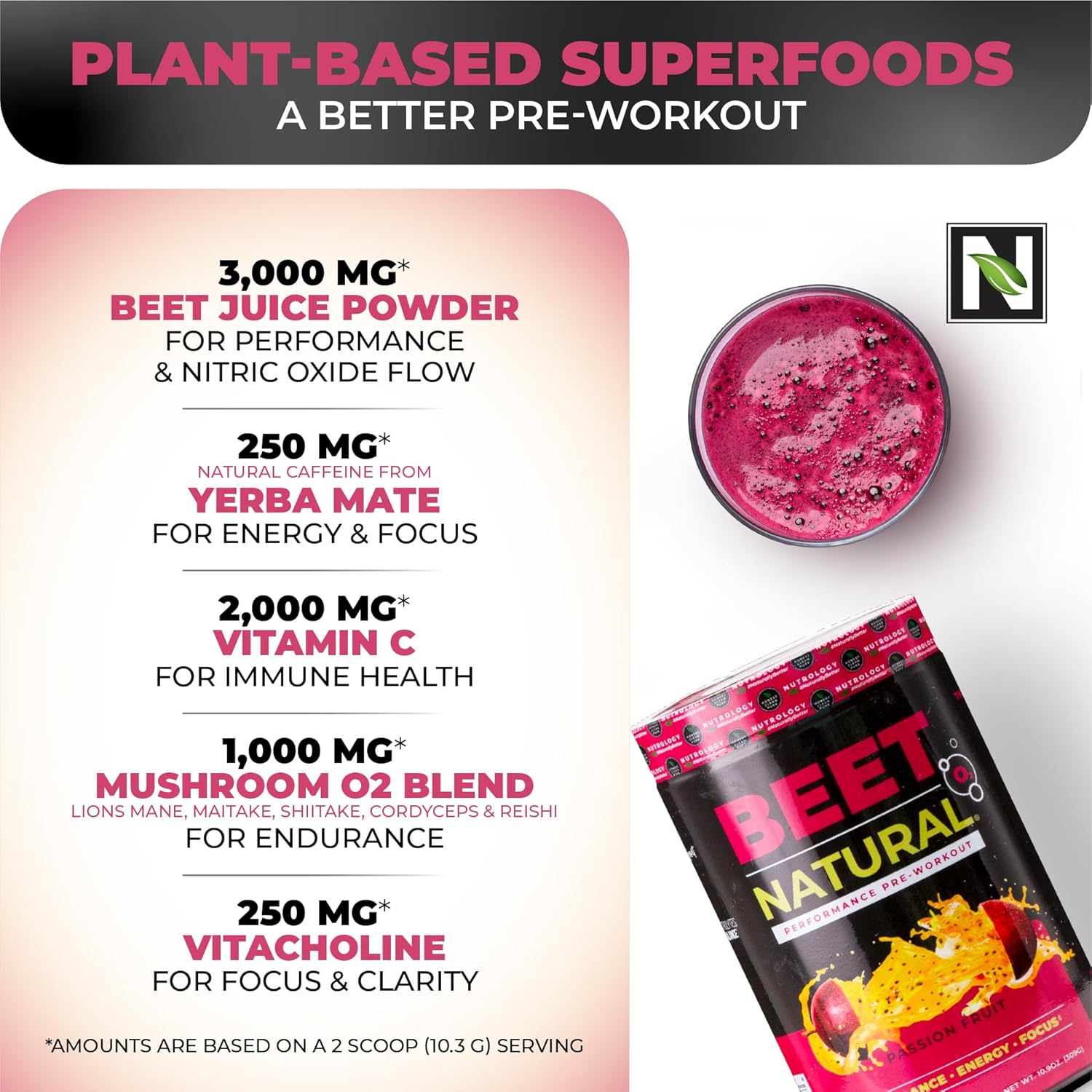 nutrology-beet-natural-o2-pre-workout-powder---energy-endurance-nitric-oxide-boost---vegan-passion-fruit-flavor---30-servings-5