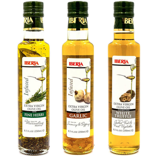 pack-of-3-iberia-infused-extra-virgin-olive-oils---white-truffle-garlic-fine-herbs---85-fl-oz-each-1