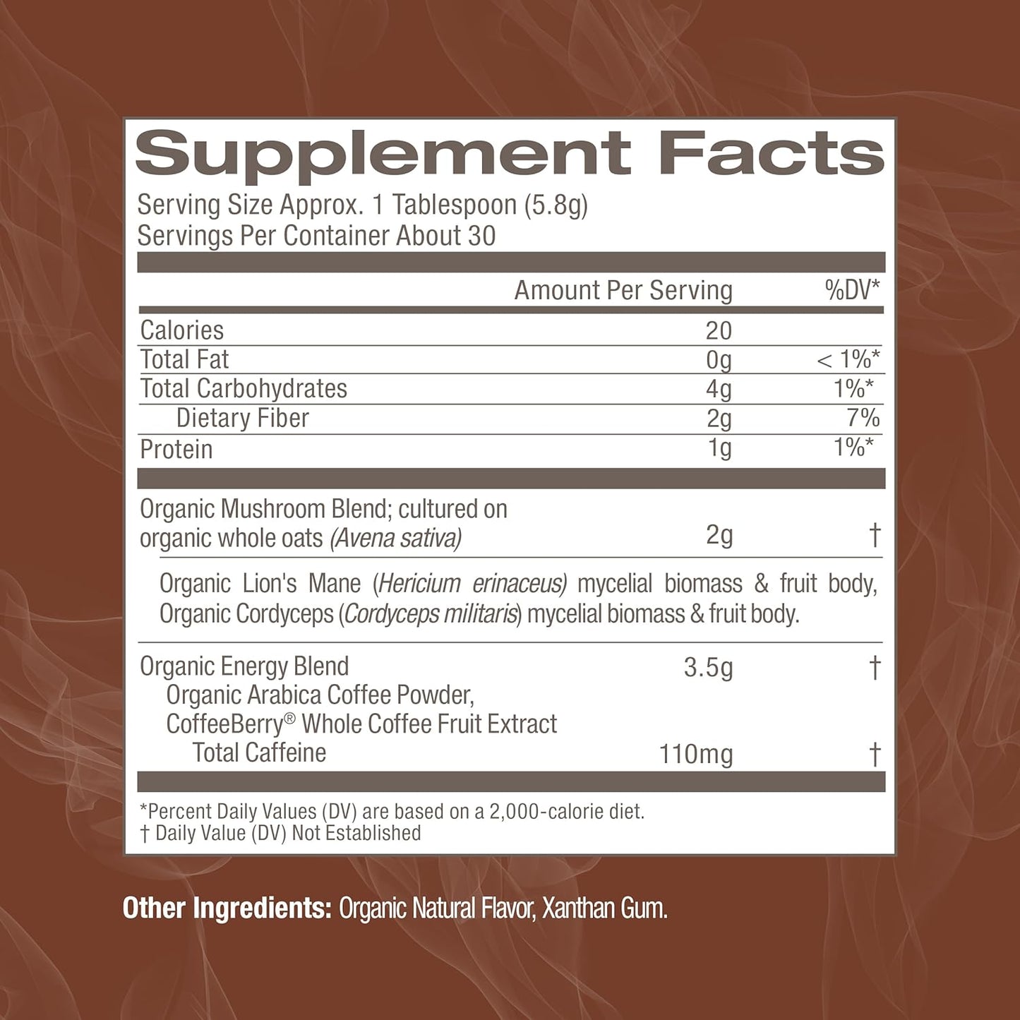 organic-mushroom-superfood-coffee-blend-powder---624-oz-canister-30-servings-with-lions-mane-cordyceps-turkey-tail-and-ginkgo-biloba-for-energy-and-focus-3