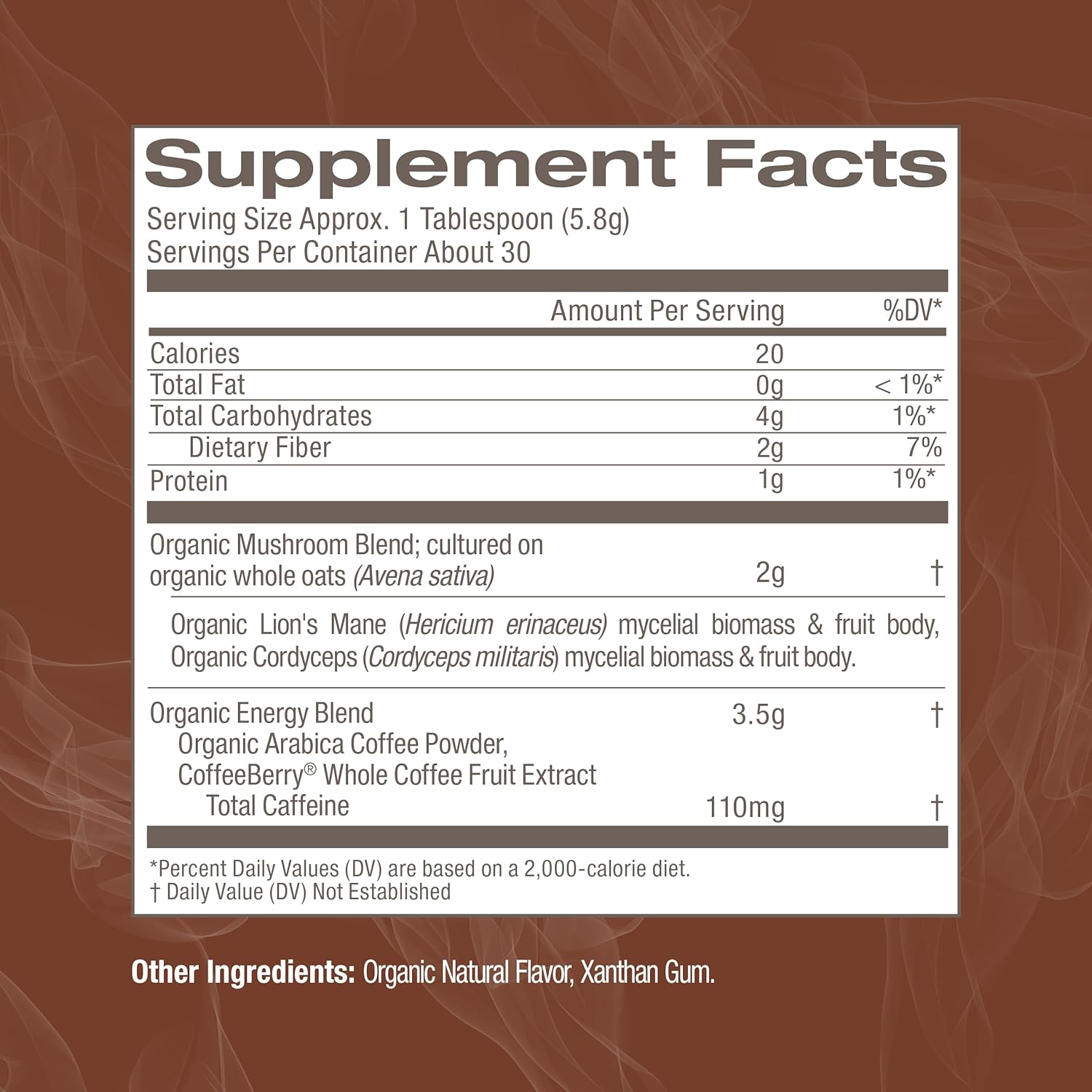 organic-mushroom-superfood-coffee-blend-powder---624-oz-canister-30-servings-with-lions-mane-cordyceps-turkey-tail-and-ginkgo-biloba-for-energy-and-focus-3