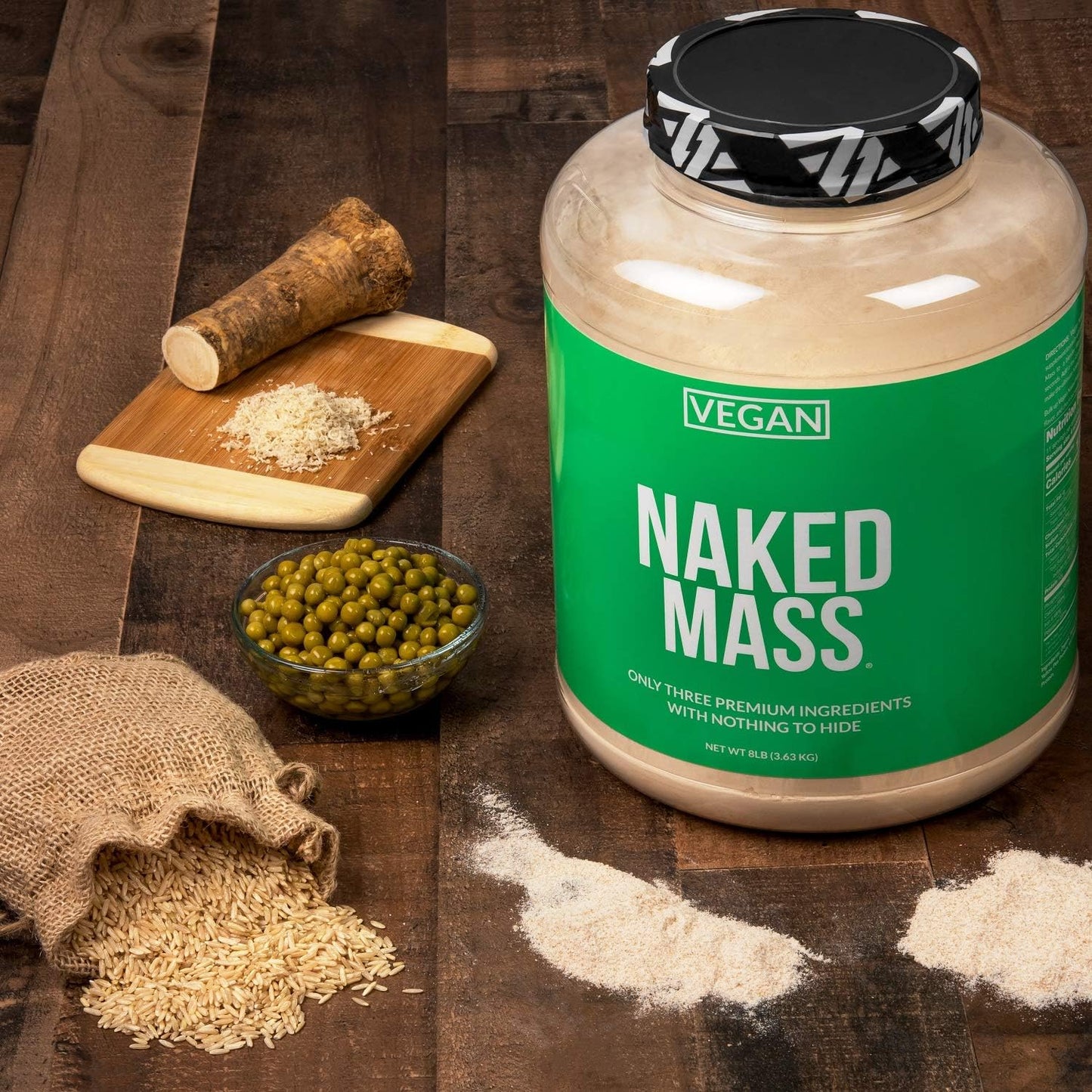 naked-vegan-mass-weight-gainer-protein-powder---8lb-bulk---non-gmo-gluten-free-soy-free-dairy-free---natural-ingredients---1230-calories---11-servings-5