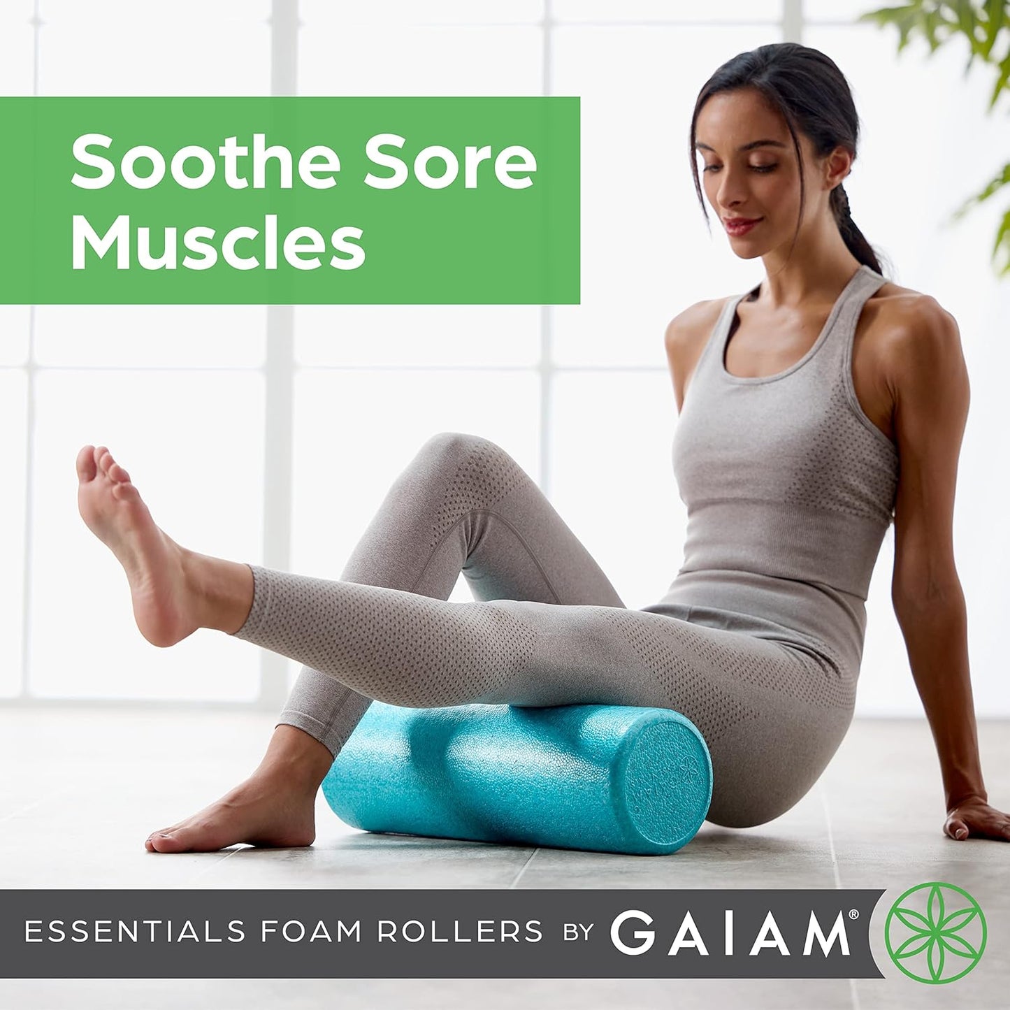 high-density-firm-foam-roller-for-back-pain-relief-muscle-recovery---gaiam-essentials-deep-tissue-massager-2