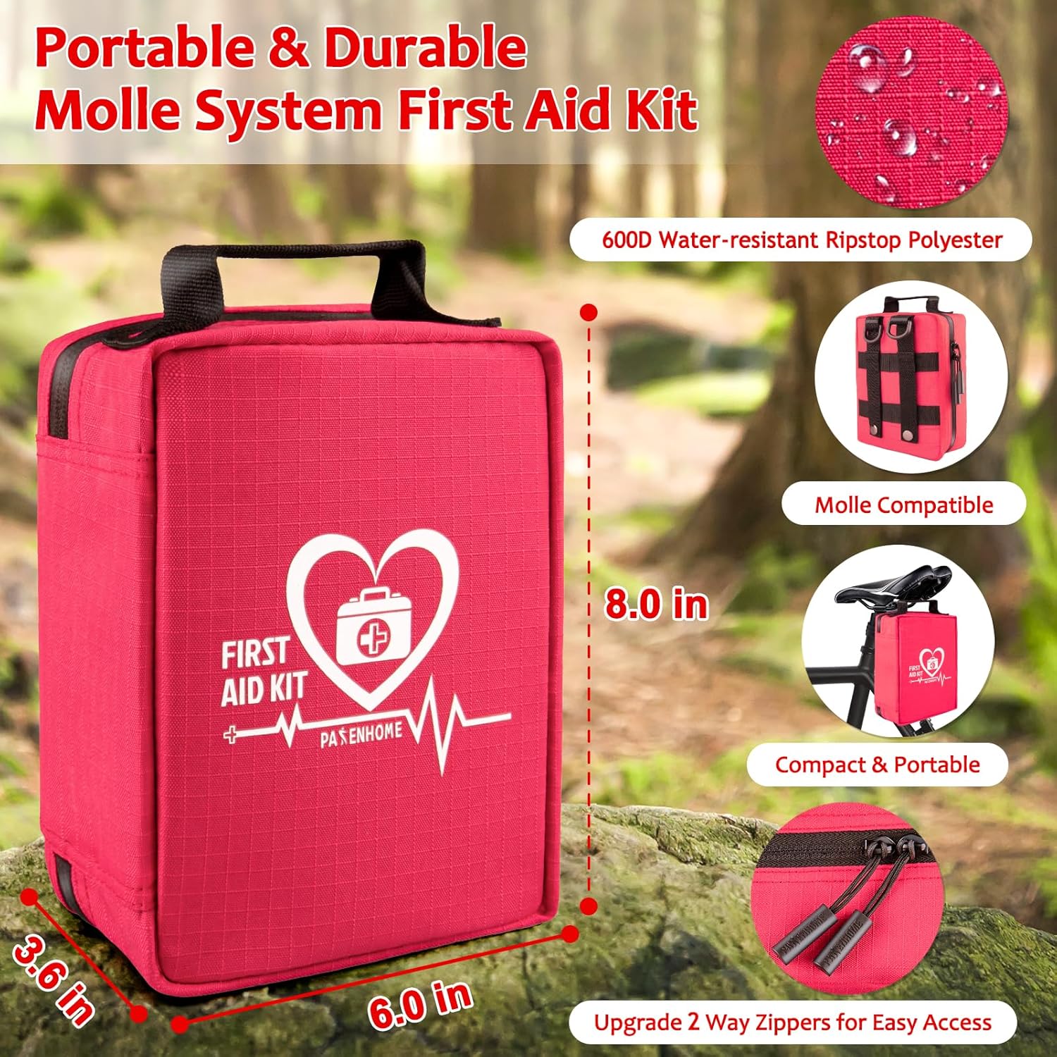 professional-trauma-first-aid-kit-with-labelled-compartments---ideal-for-home-office-car-outdoor-activities-hiking-travel-and-camping---molle-system-included-4