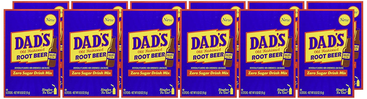 dads-old-fashioned-root-beer-sugar-free-drink-mix---72-sticks-6-sticks-per-box-12-boxes---singles-to-go-6