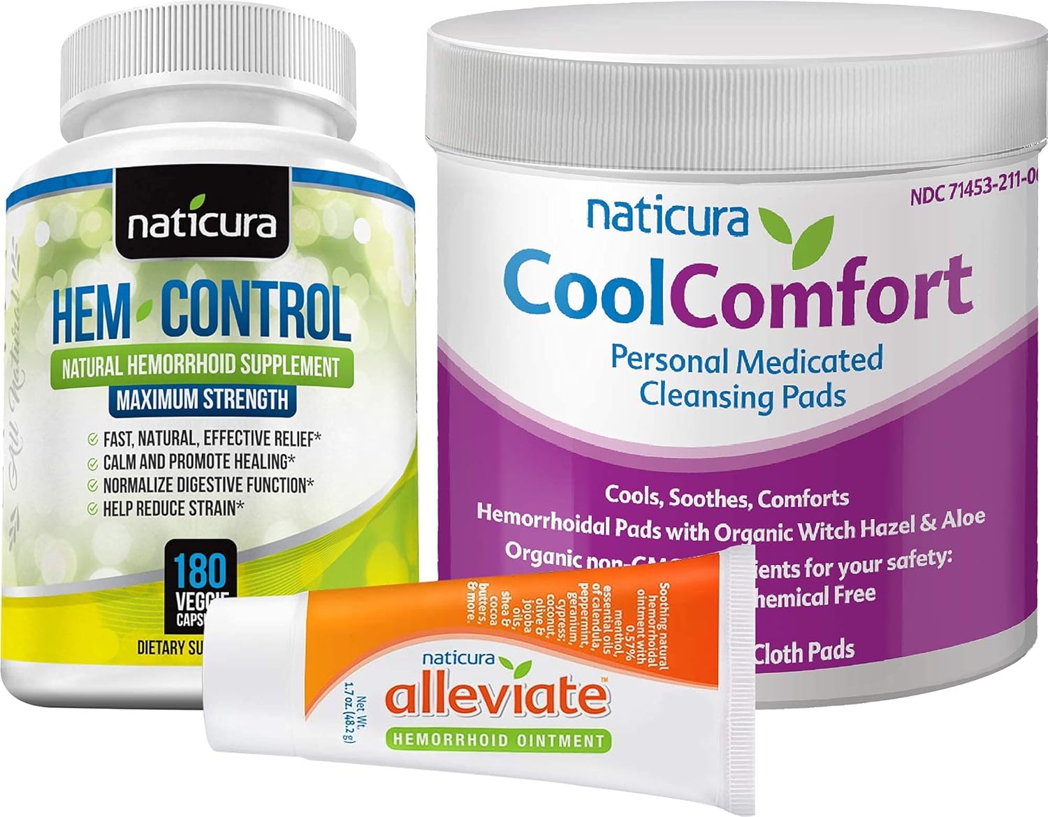 all-natural-hemorrhoid-relief-bundle-hem-control-supplement-alleviate-ointment-coolcomfort-cleansing-pads---fast-acting-solution-280-count-1