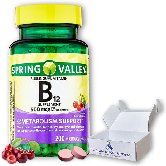 spring-valley-500-mg-cherry-flavor-sublingual-b12-500-mcg---200-ct-pack-of-1-from-fusion-shop-store-1