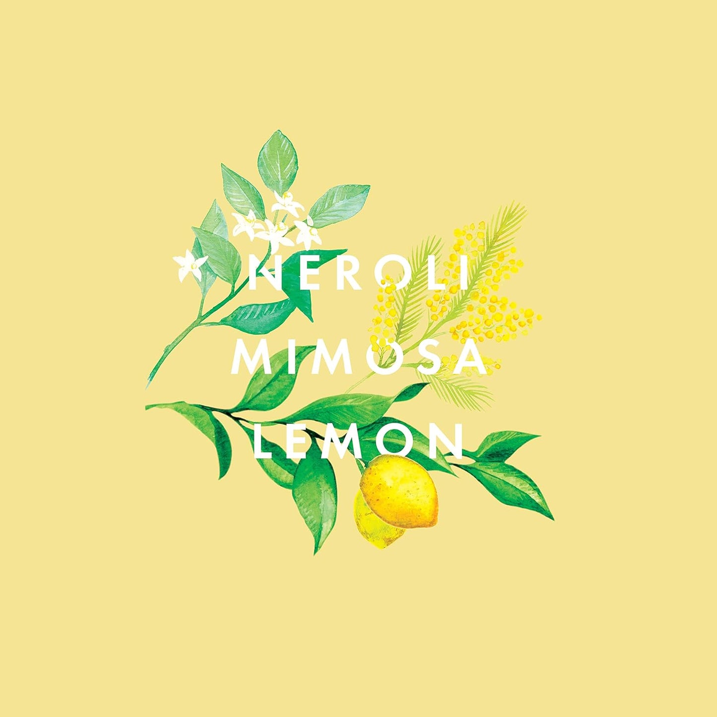 NEOM Happiness Travel Candle 125g with Neroli, Mimosa, and Lemon Essential Oils - Espot.com.au