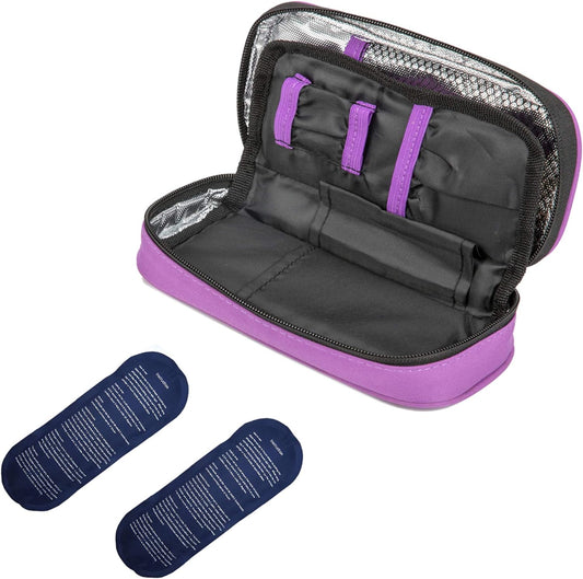 insulin-cooler-travel-case-with-ice-packs-and-insulation-liner---purple---apollo-walker-1