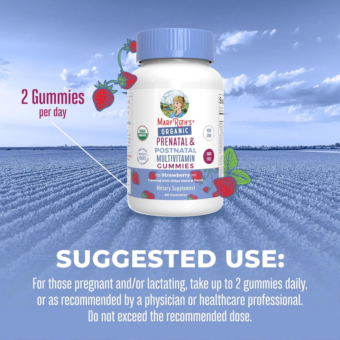 organic-prenatal-postnatal-multivitamin-gummies-for-women---strawberry-mixed-berry-flavors---usda-certified-vegan-formula-for-breastfeeding-support-immunity-boost-8