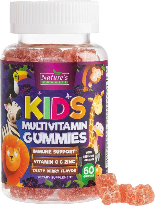 natures-nutrition-kids-multivitamin-gummies---immune-support-with-vitamin-c-d3-zinc-strawberry-flavored---60-gummies-non-gmo-gluten-free-for-toddlers-kids-1