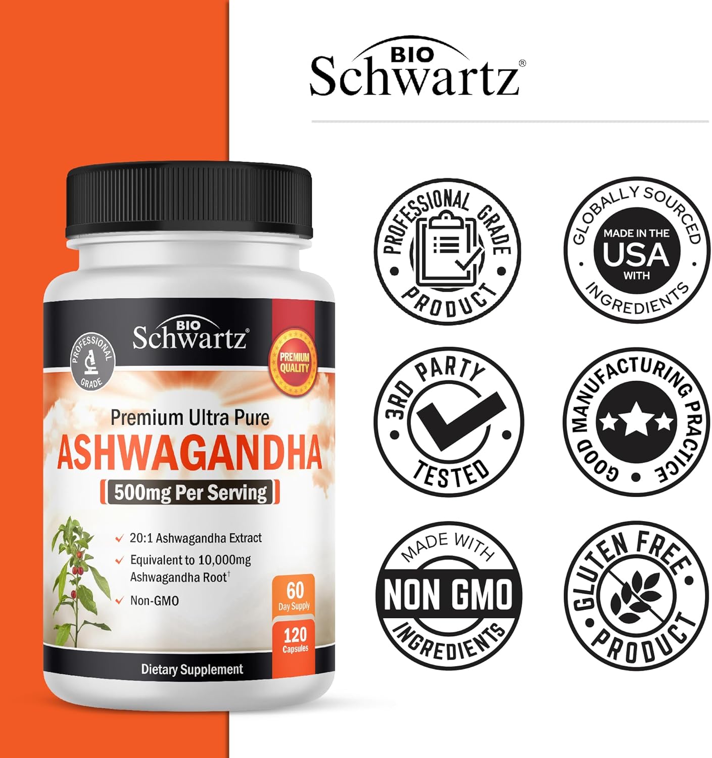 bioschwartz-ashwagandha-extra-strength-capsules---500mg-root-extract-10000mg-powder-equivalent---vegan-gluten-free-non-gmo---60-servings-120-count-5