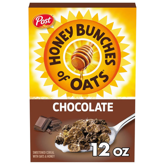 Whole Grain Chocolate Honey Bunches of Oats Cereal - 12oz Box - Espot.com.au