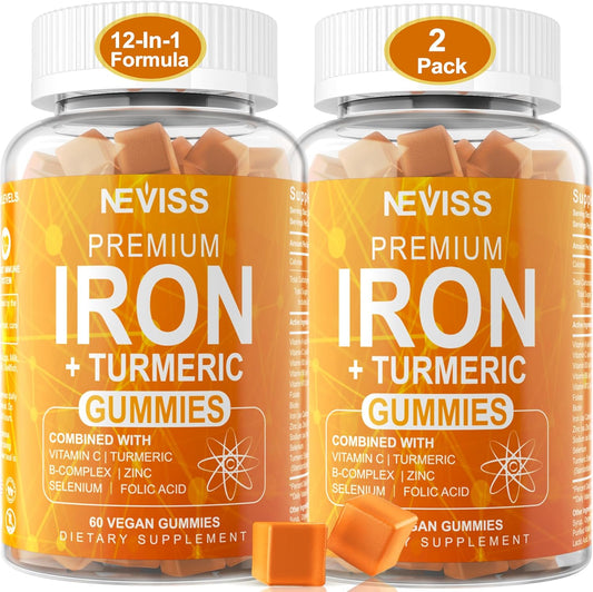 iron-gummies-with-turmeric-vitamin-c-b12-for-men-women---non-constipating-iron-supplement-25mg---vegan-gentle-effective---2-pack-for-anemia-energy-boost-1