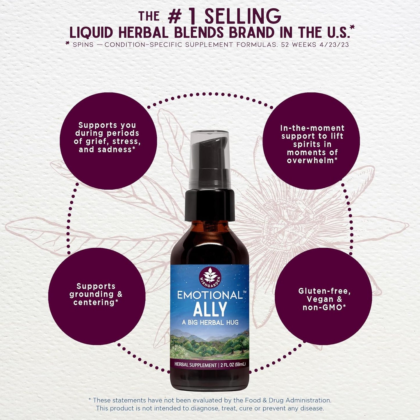 wishgarden-herbs-emotional-ally-liquid-supplement---natural-emotional-support-with-passionflower-scullcap-st-johns-wort-motherwort---fast-acting-herbal-formula-for-grounding---4oz-3
