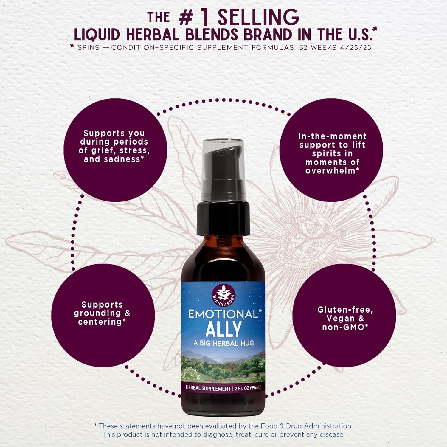 wishgarden-herbs-emotional-ally-liquid-supplement---natural-emotional-support-with-passionflower-scullcap-st-johns-wort-motherwort---fast-acting-herbal-formula-for-grounding---4oz-3