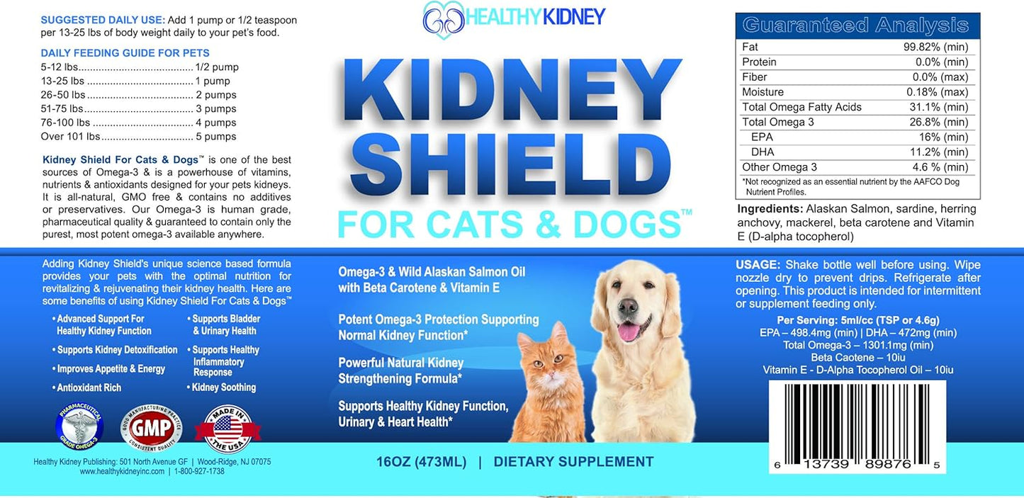 Pet Kidney Support Supplement for Dogs and Cats - Renal Health Formula to Restore Normal Kidney Function, Detox, and Cleanse Urinary Tract - Improve Overall Kidney Health and Vitality of Pets - Espot.com.au