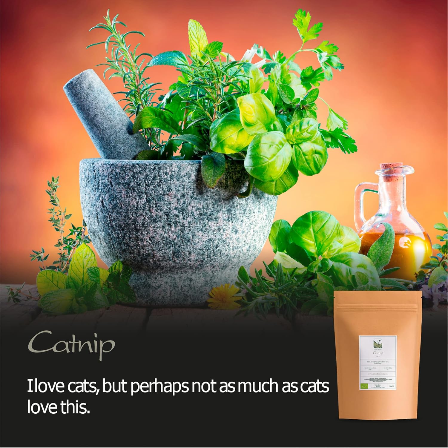 organic-valley-catnip-tea-leaves---premium-dried-catnip-herb-for-cats---nepeta-cataria-catnip-leaf---natural-catmint-for-feline-enjoyment-5
