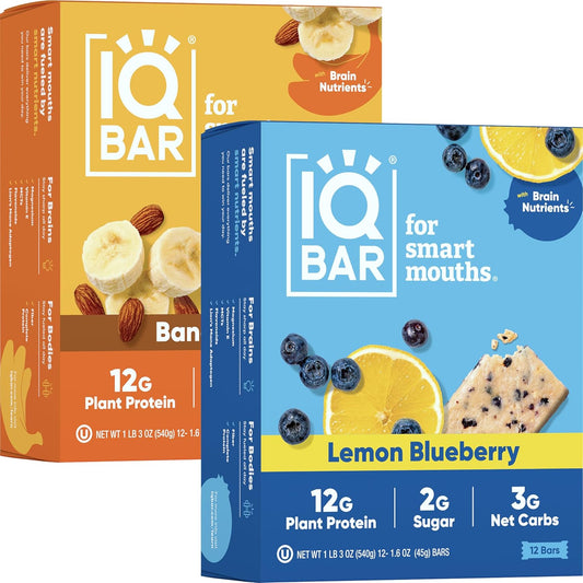 iqbar-brain-and-body-keto-protein-bars---banana-nut-lemon-blueberry---12-count-low-carb-high-fiber-vegan-energy-bars-1