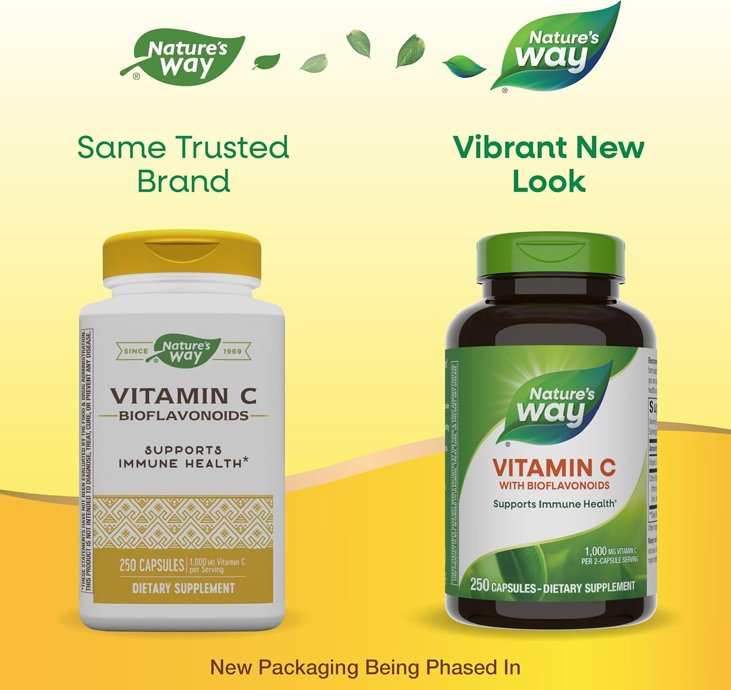 High Potency Vitamin C with Bioflavonoids for Immune Support and Collagen Production - 1,000mg per Serving - 250 Capsules - Espot.com.au