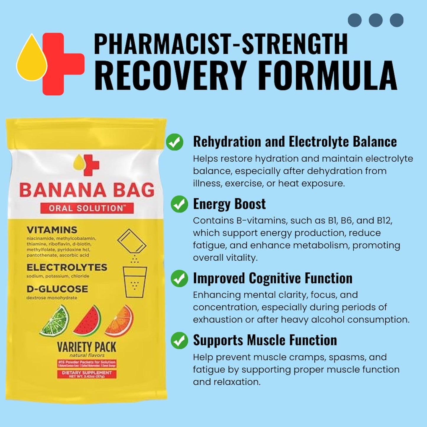 pharmacist-formulated-banana-bag-oral-solution-recovery-packets---15pk-variety-pack---fast-energy-boost-rehydration---electrolytes-vitamin-c-b-complex-2