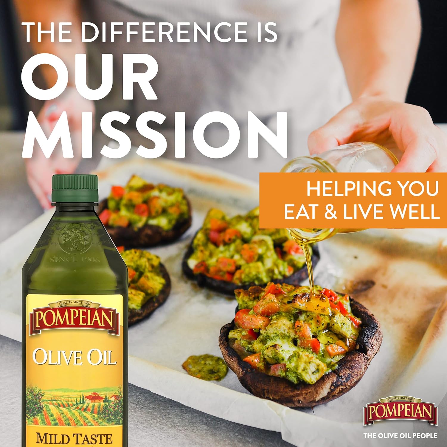 pompeian-mild-taste-olive-oil---ideal-for-roasting-and-sauteing---gluten-free-non-allergenic-non-gmo---24-fl-oz-bottle-5