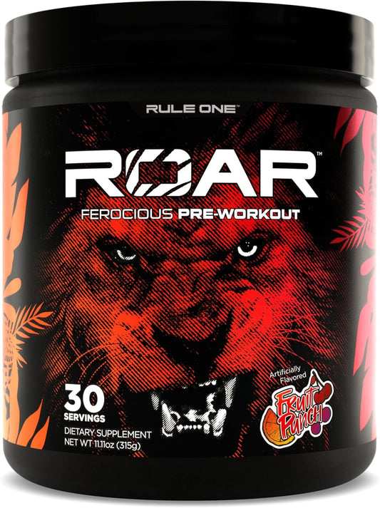 rule-1-r1-roar-pre-workout-powder-with-creatine-beta-alanine-citrulline-electrolytes-caffeine---fruit-punch-flavor---30-servings-1