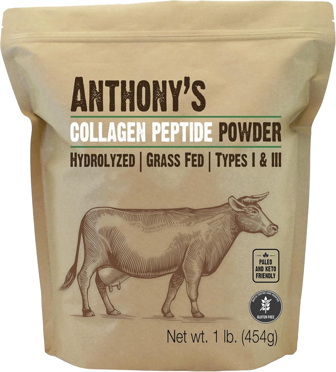 1-lb-pure-hydrolyzed-collagen-peptide-powder---gluten-free-keto-paleo-friendly---grass-fed-unflavored-non-gmo---anthonys-1