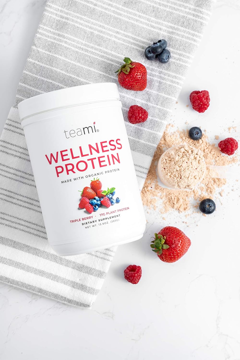 organic-triple-berry-vegan-protein-powder---plant-based-pea-protein-with-low-net-carbs-non-gmo-dairy-free-soy-free---no-sugar-added-14-servings-136-oz-4