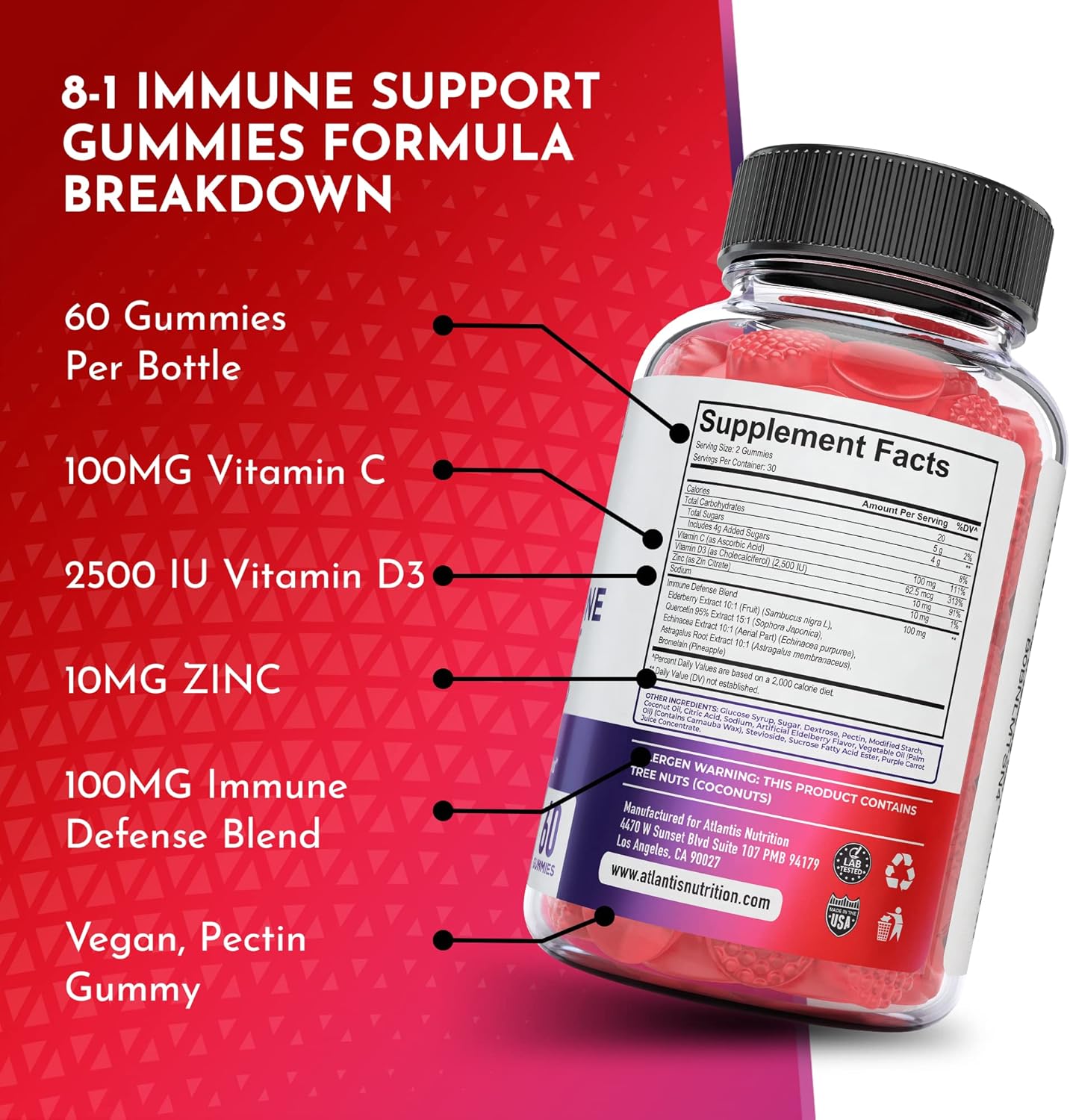 immune-support-gummies-with-elderberry-quercetin-zinc-vitamin-c---8-in-1-immunity-boost---adults-kids---delicious-flavor---60-count-8