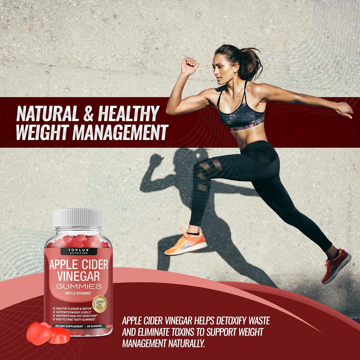 toplux-apple-cider-vinegar-gummies---boost-immunity-detox---1000mg-acv-with-b12-beet-root-pomegranate---gummy-alternative---men-women---60-gummies-6