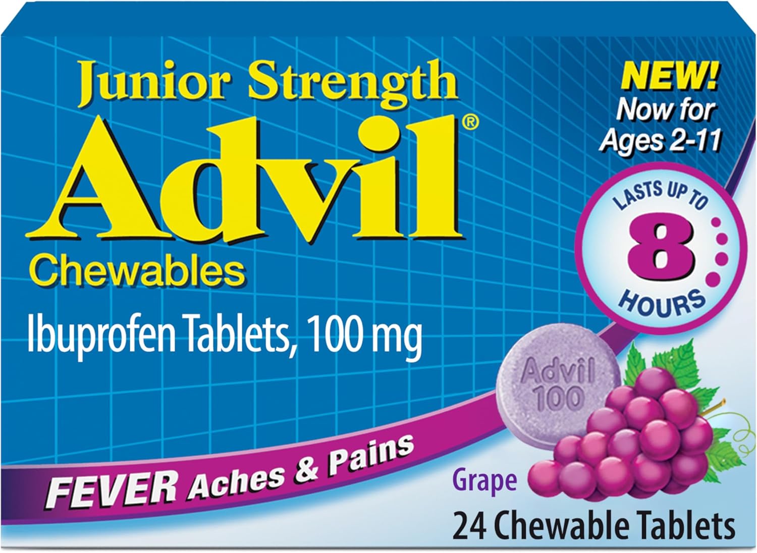 childrens-grape-flavored-chewable-ibuprofen-pain-reliever---24-tablets-junior-strength-fever-reducer-for-kids-fast-pain-relief-1