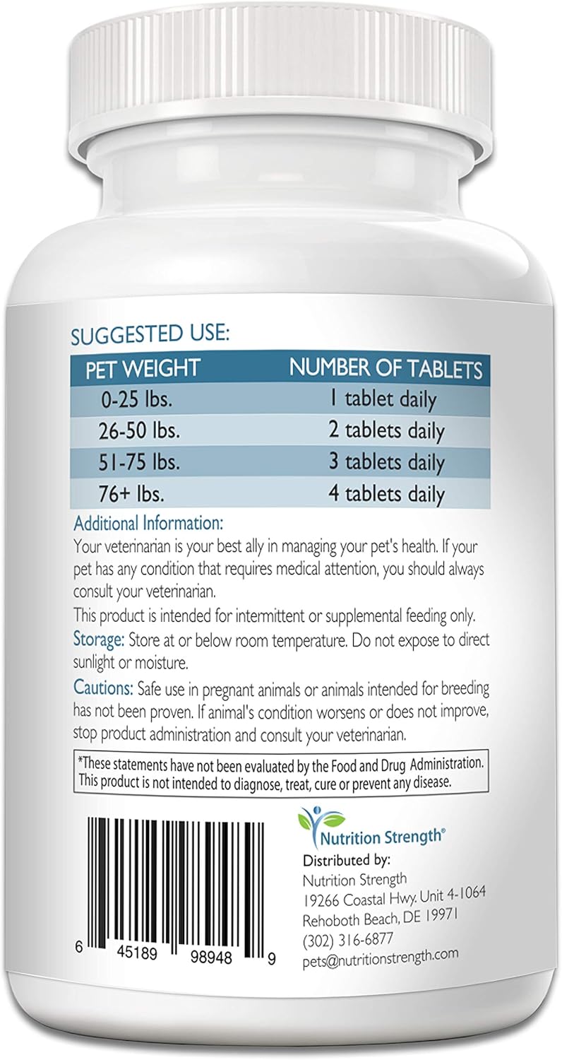 Dog Cognitive Support Supplement for Brain Health & Mental Wellness, 120 Chewable Tablets, Ideal for Aging Dogs with Cognitive Difficulties - Espot.com.au