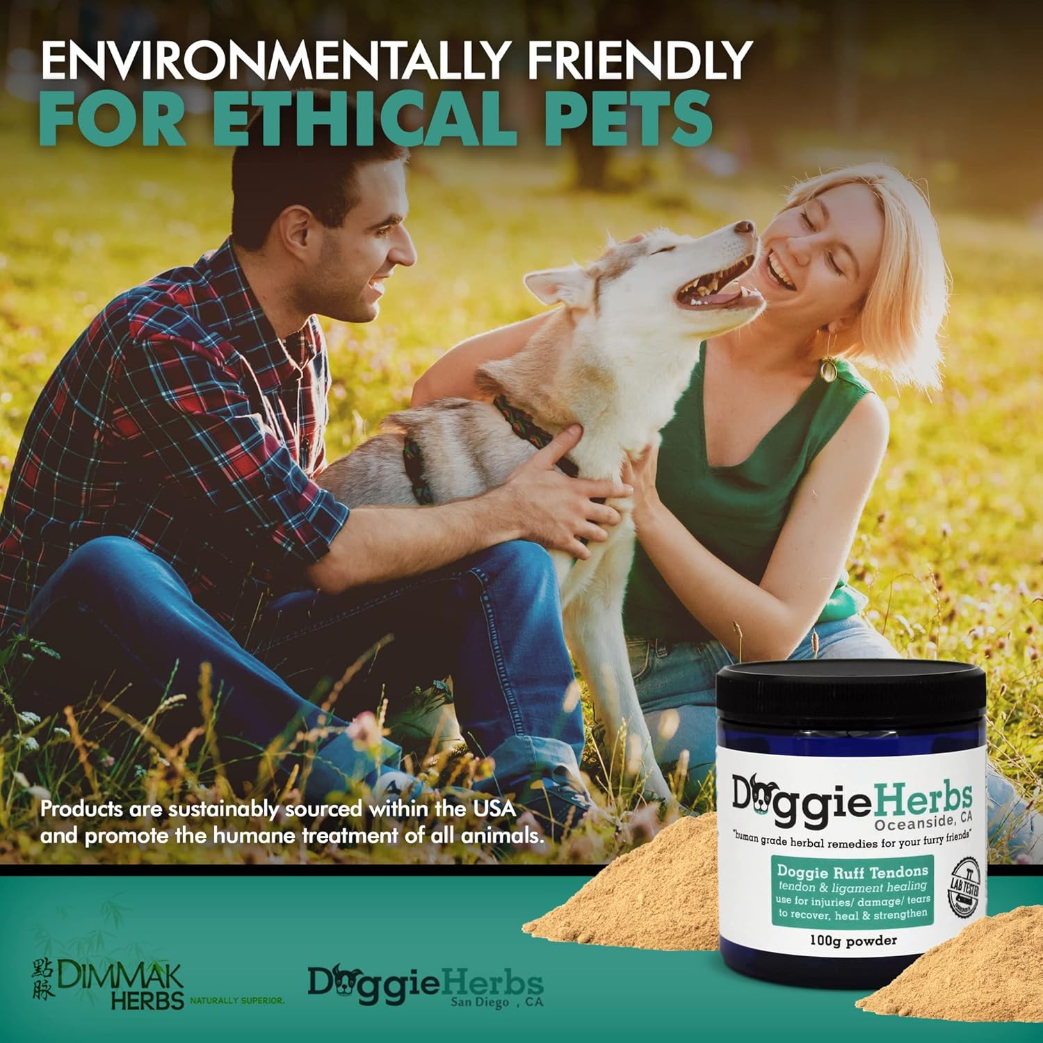 natural-dog-ligament-tendon-healing-supplement---human-grade-herbal-blend-powder---100g---doggie-herbs-6