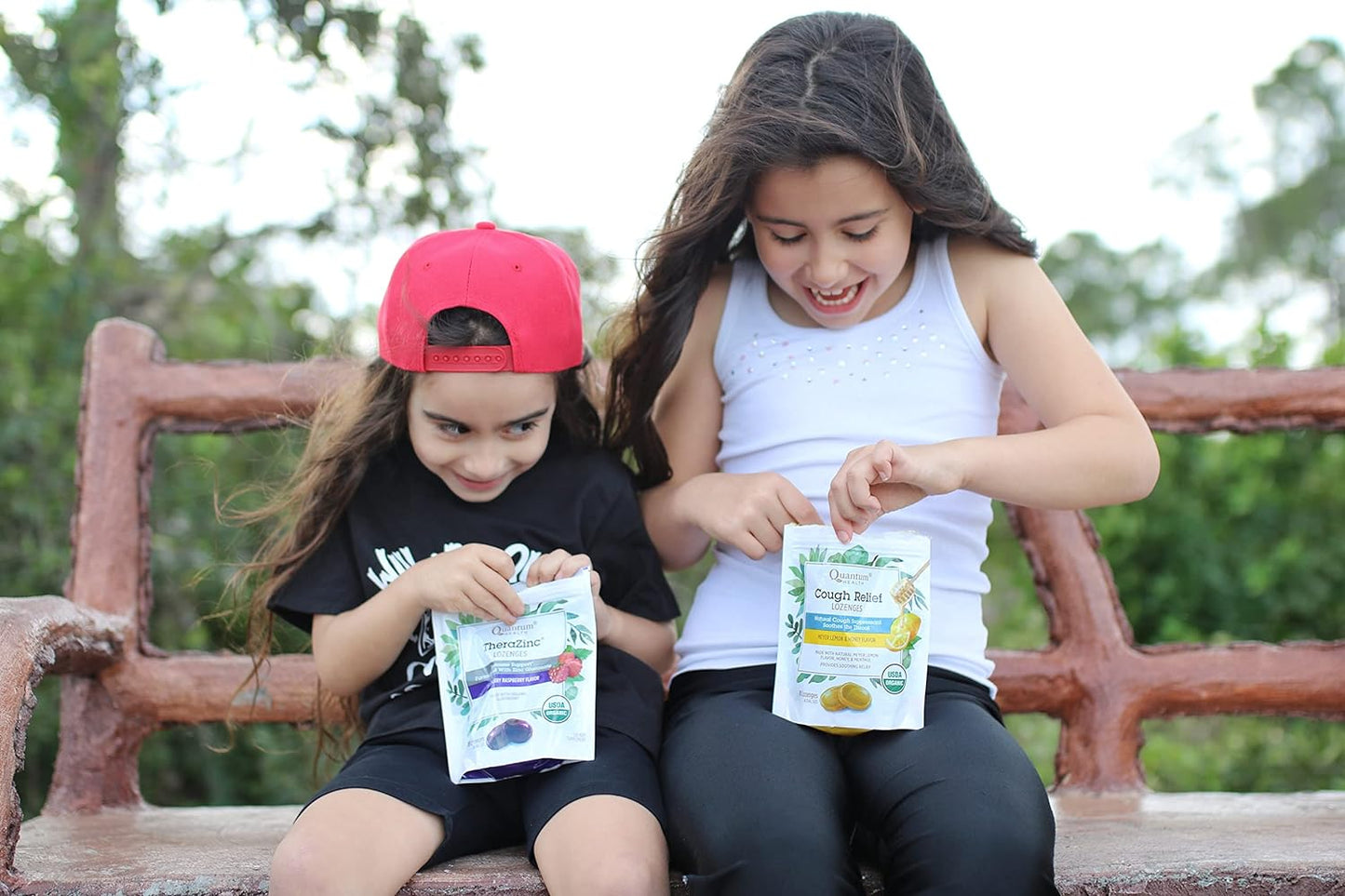 Organic Meyer Lemon & Honey Cough Relief Lozenges with Natural Menthol - 18 Ct Bag - Light Yellow - Quantum Health - Espot.com.au