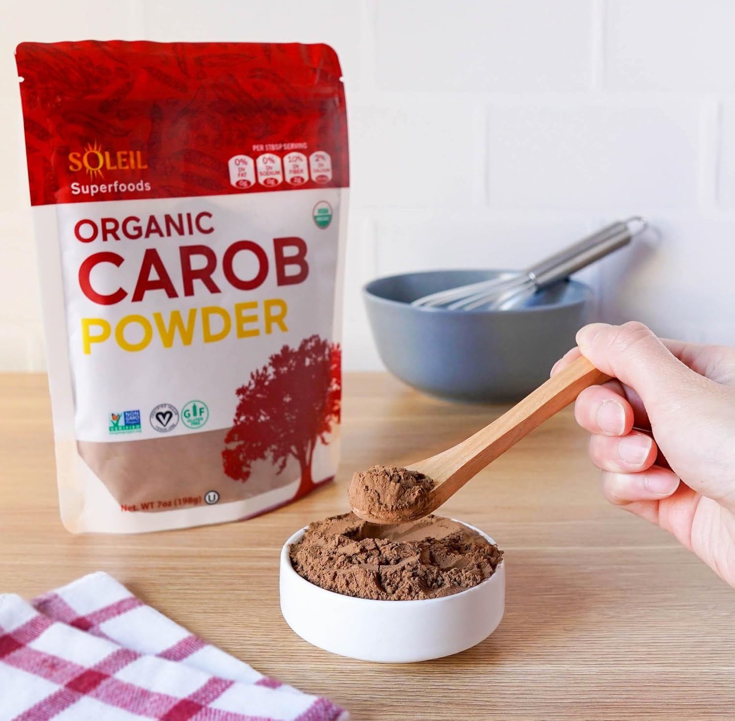 organic-carob-powder-by-soleil-foods---vegan-superfood-high-in-fiber-caffeine-free-gluten-free-non-gmo-kosher-certified-88oz-3