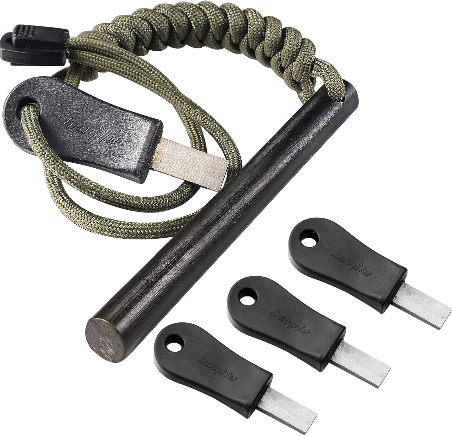 bayite-4-inch-survival-flint-fire-starter-ferro-rod-kit-with-3-striker-pro-hss-strikers---outdoor-emergency-tool-pack-1