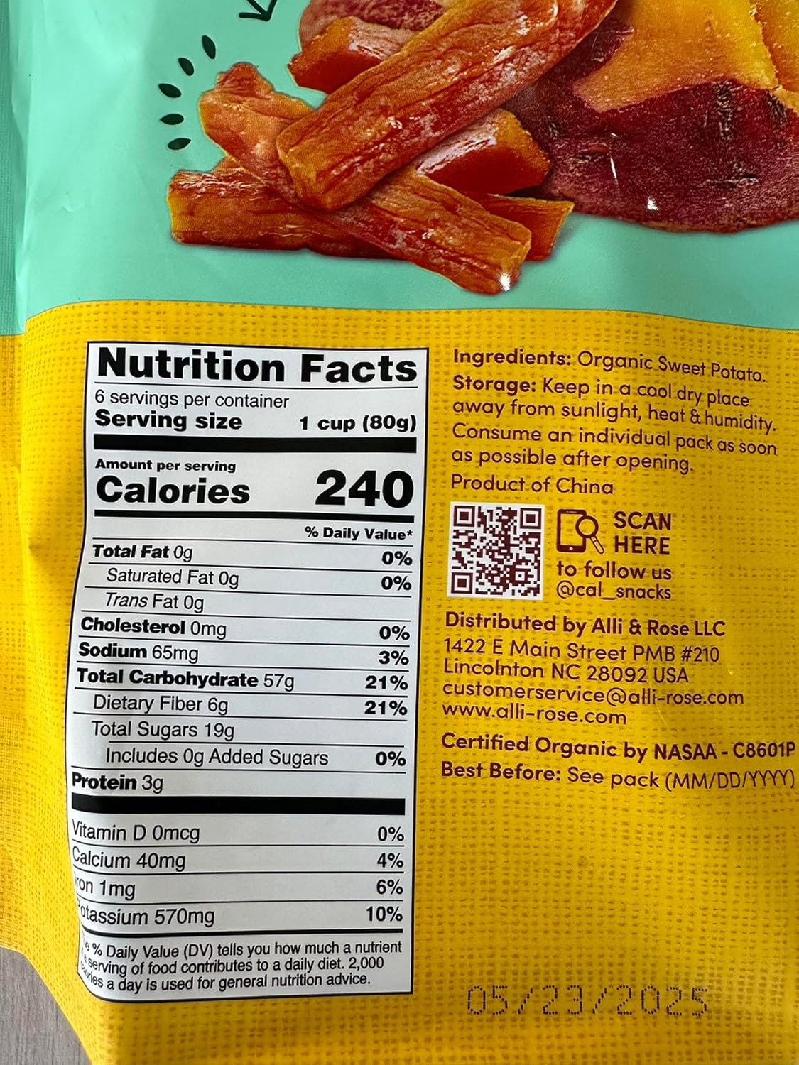 snakyard-sweet-potato-sticks---2-packs-of-628oz-105lbs---total-12-servings---convenient-snack-pack-size-3