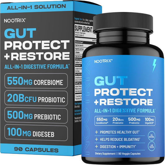gut-restore-probiotic-supplement-for-colon-cleanse-bloating-relief---vegan-capsules-with-digestive-enzymes-prebiotics-and-postbiotics-for-men-women---90-capsules-1
