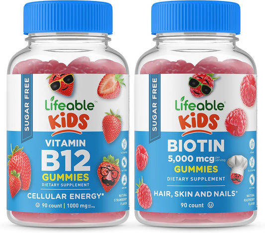 bundle-of-lifeable-sugar-free-vitamin-b12-and-prebiotic-fiber-gummies-for-kids---gluten-free-gmo-free-chewable-gummy-with-great-taste-vitamin-supplement-1
